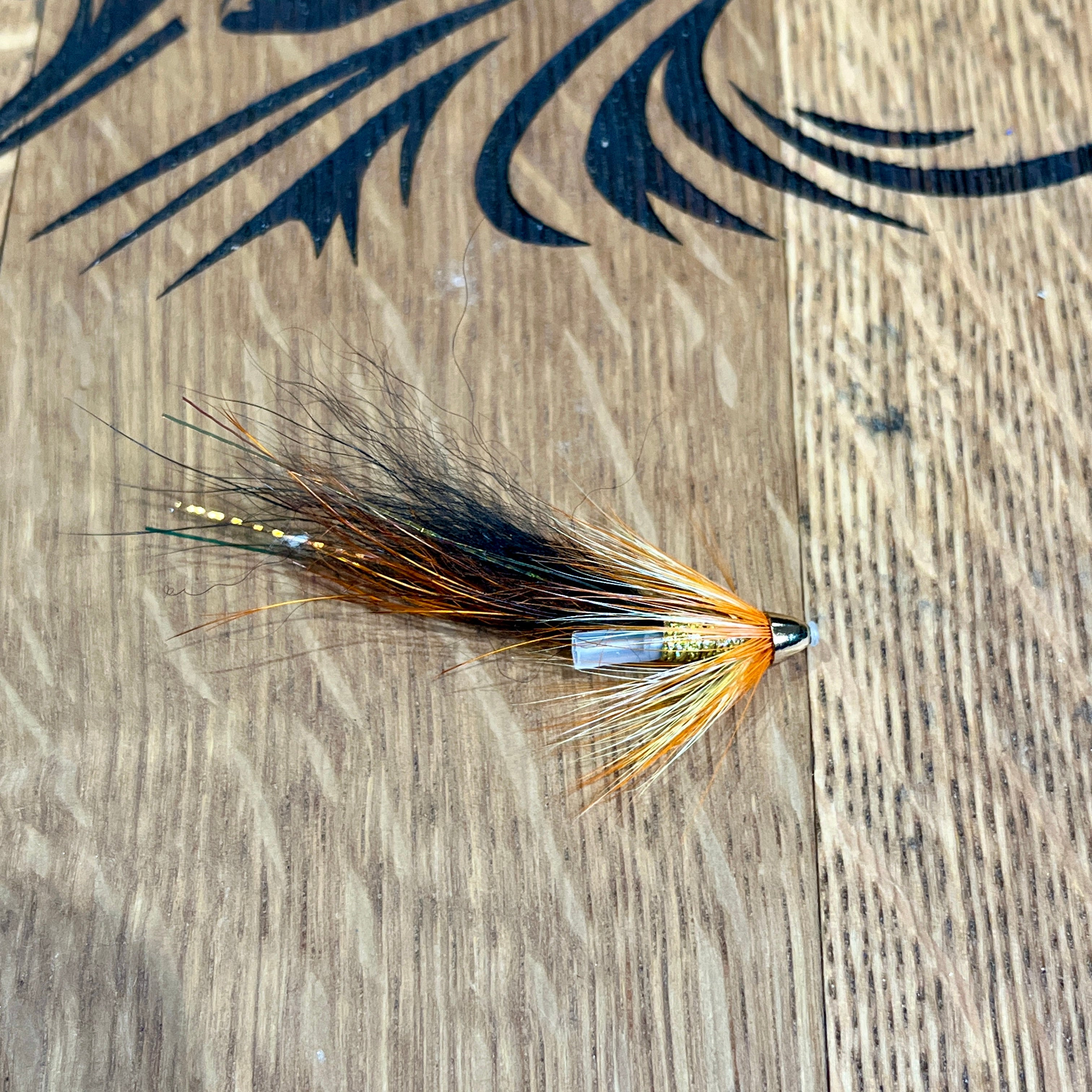 JJ Tube Fly flies Edwin Whyte Black & Orange Medium