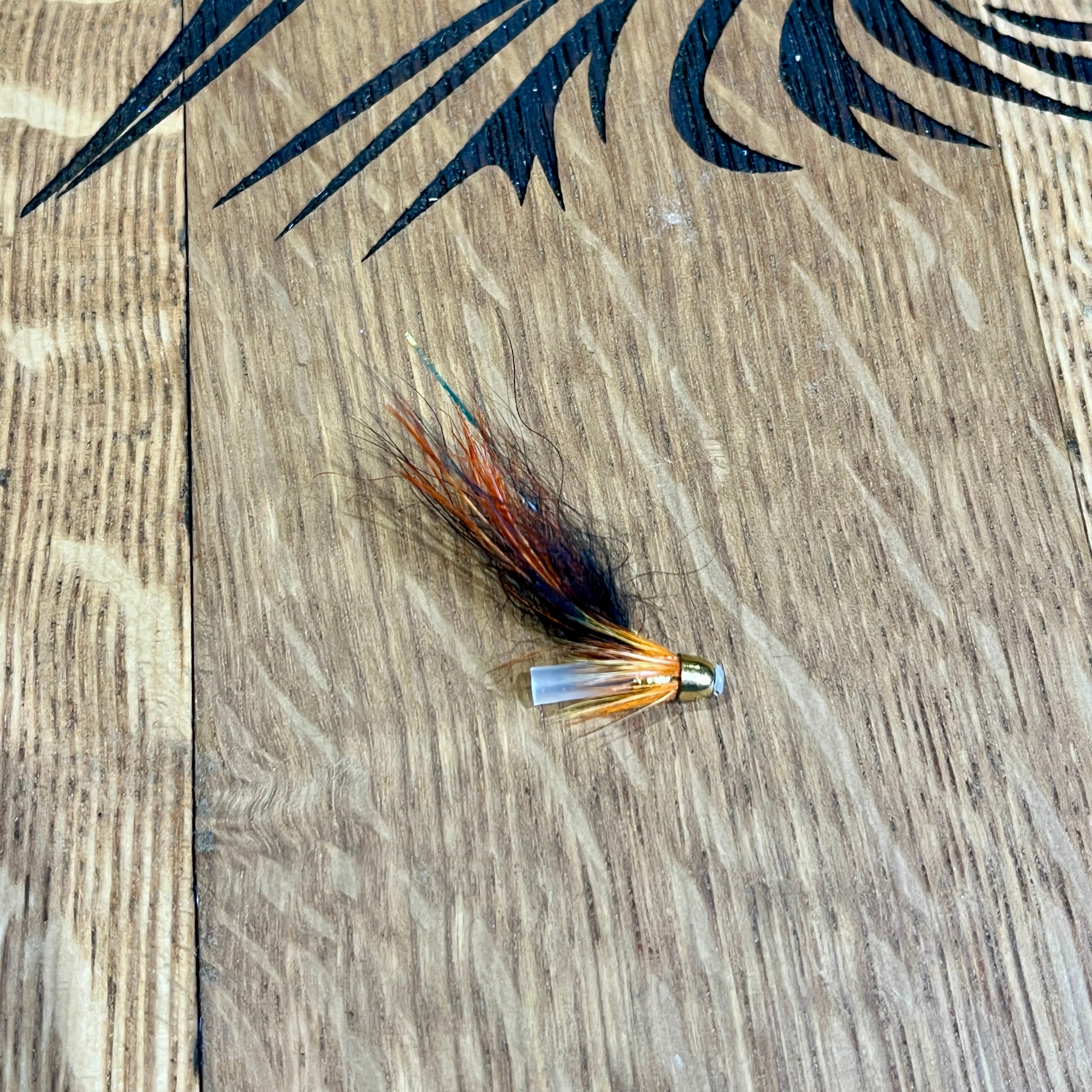 JJ Tube Fly flies Edwin Whyte Black & Orange Small
