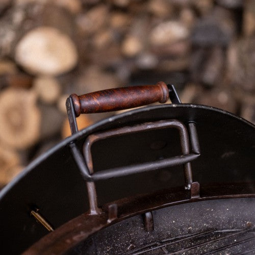 Kadai Lid - 60cm with temperature gauge fire pit accessory kadai