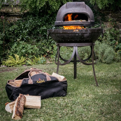 Kadai Log Carrier fire pit accessory kadai