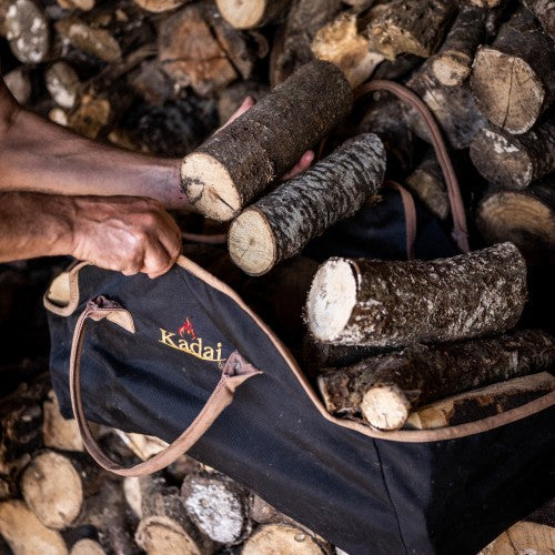 Kadai Log Carrier fire pit accessory kadai