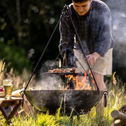Kadai Swing Grill 80cm fire pit accessory kadai