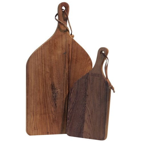 Kadai Teak Chopping Boards fire pit accessory kadai