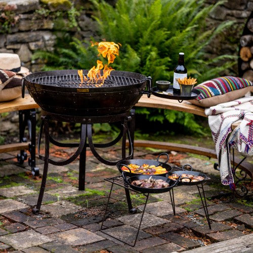 Kadai Trivet Table fire pit accessory kadai