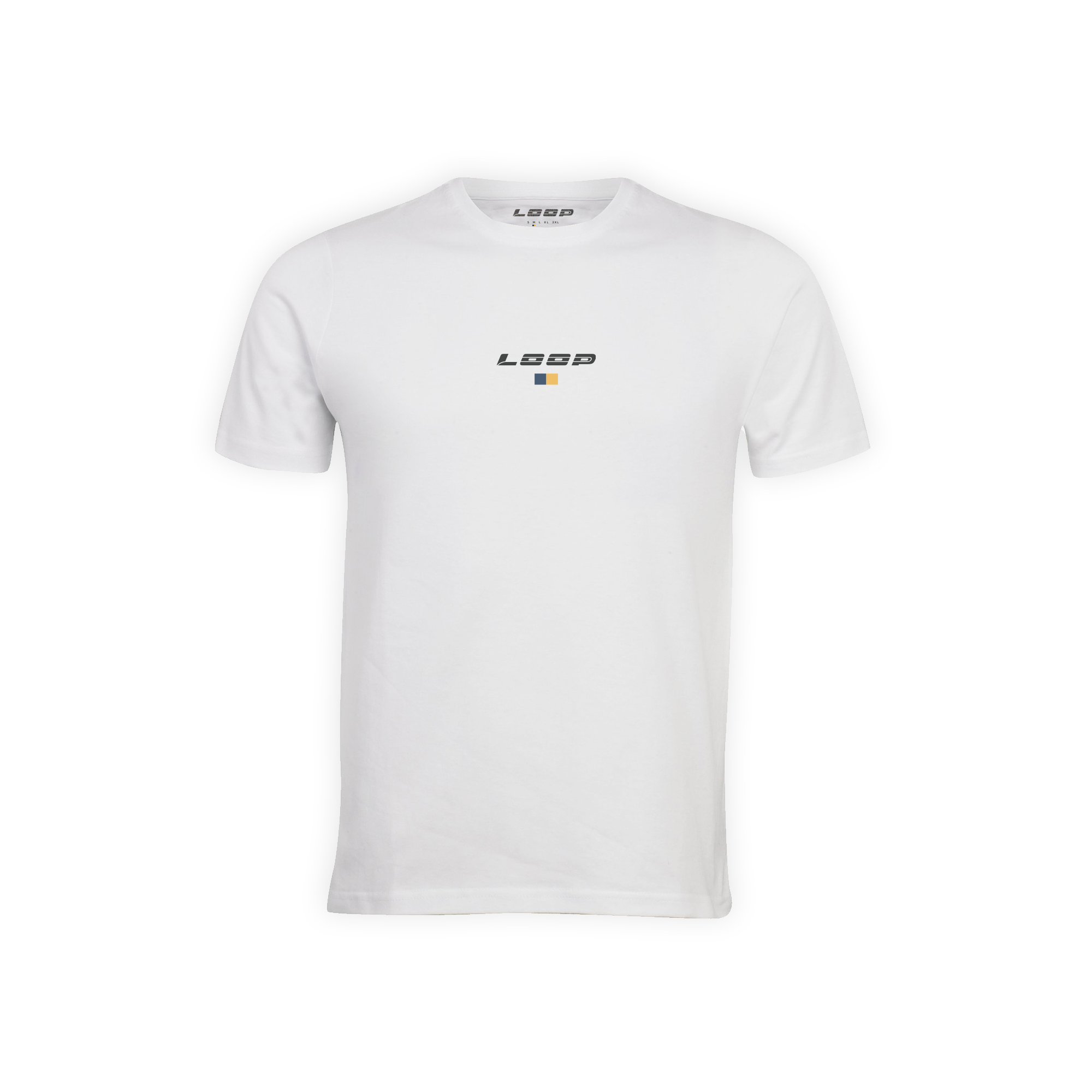 Flag Logo T-Shirt LOOP Tackle M White