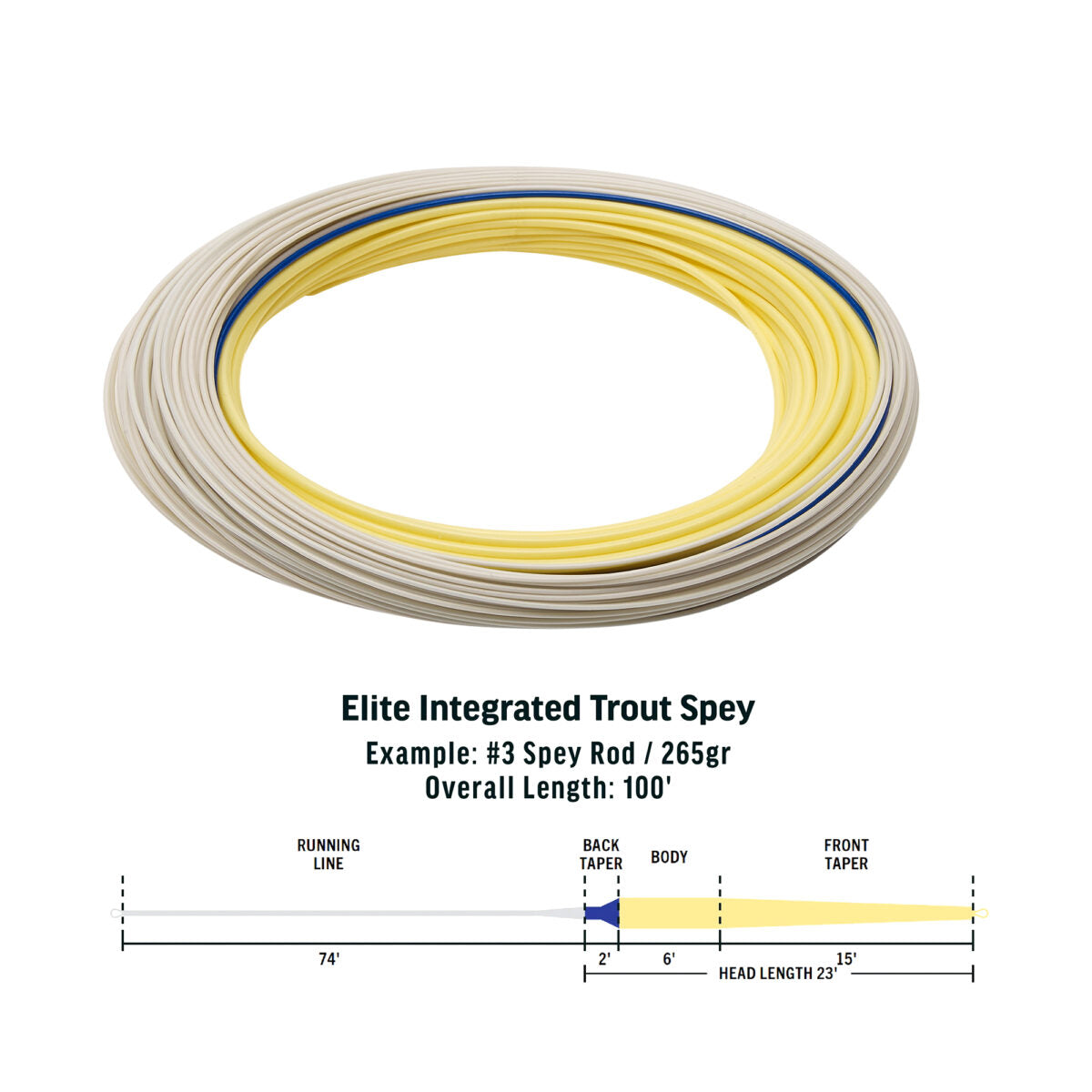 RIO Elite Integrated Trout Spey Fly Line Guide Flyfishing #3