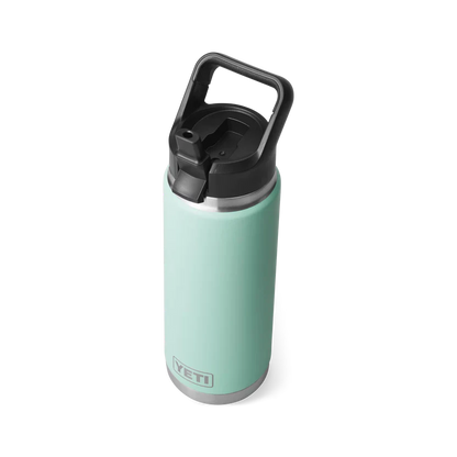 RAMBLER® 26 OZ (769 ML) BOTTLE WITH STRAW CAP  Yeti Seafoam  