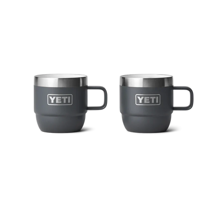 YETI Rambler 6 Oz Espresso Mug (2 Pack) yeti Yeti charcoal  