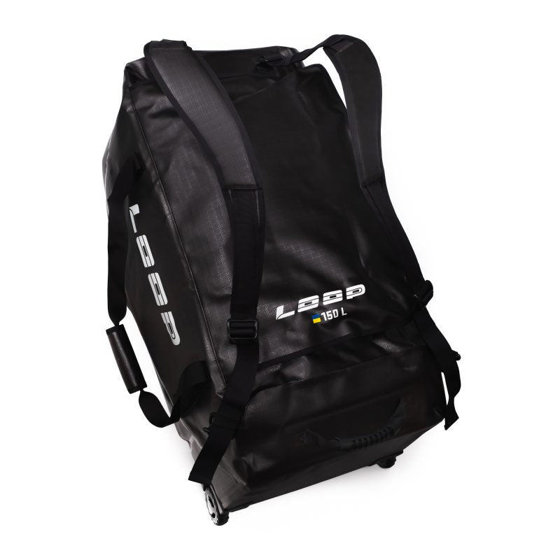 Dry Travel Wheelbag 150L, Black simple LOOP Tackle