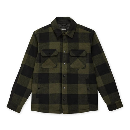 Hooké - Canadian Insulated Shirt - Dark Olive & Black Jacket Hooké M