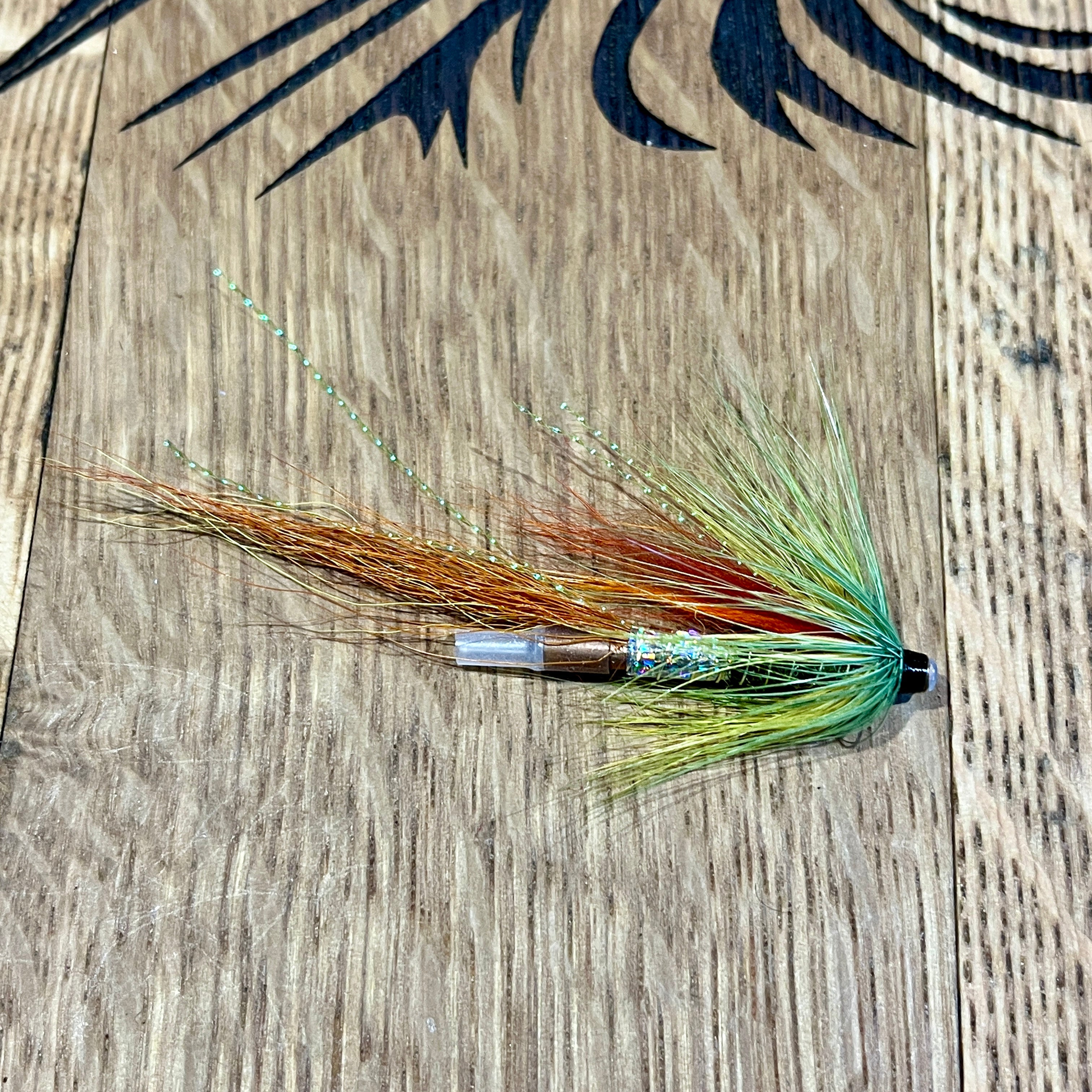 Shitey Whitey Tubes & Coneheads flies Edwin Whyte 1" Aluminium Black head