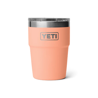 Rambler 16 oz Stackable Cup variable Yeti Low Country Peach