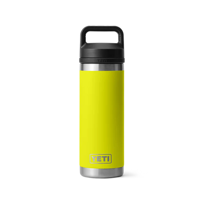 Rambler 18 oz Bottle with Chug Cap Variable Yeti Firefly Yellow