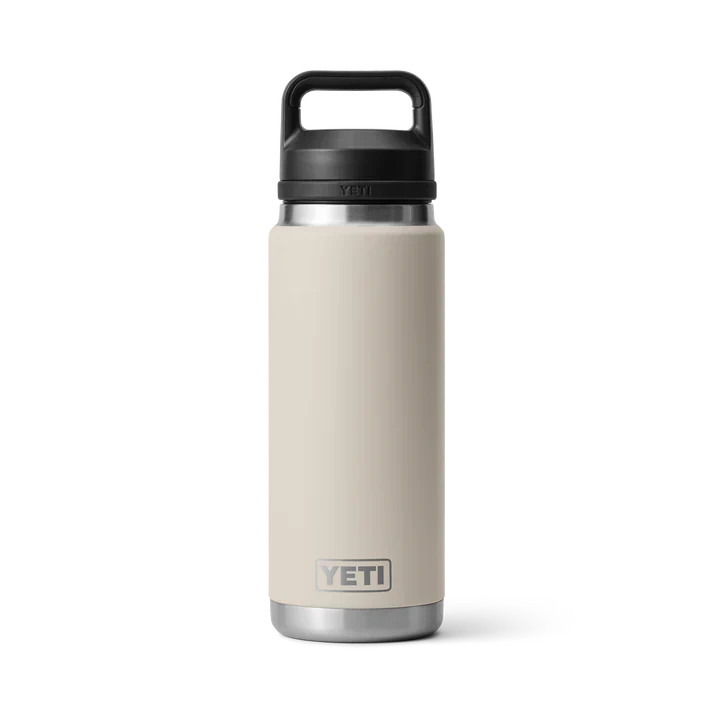 Rambler 26 oz Bottle Chug Variable Yeti Cape Taupe