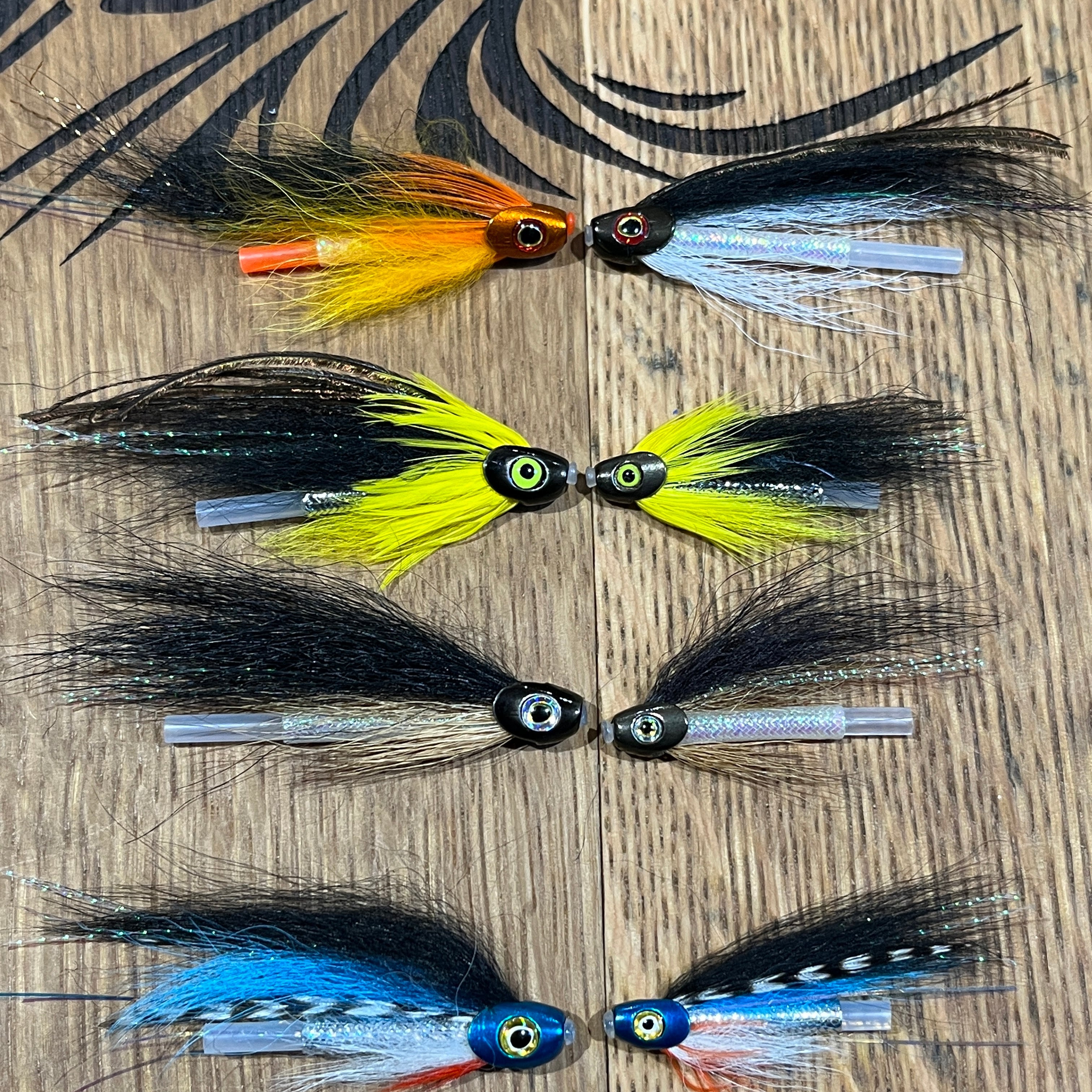 Sun Ray Fish Skull flies Twinpeakesflyfishing   